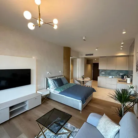 Hanza Tower Blue Bay Studio Щецин Екстер'єр фото